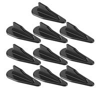 Aileron de toit universel 10 pièces Kit d'aile de becquet d'aileron de requin de toit de voiture de Style noir universel générateur de - MINI Spoiler