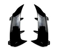 Aileron De Voiture 19 pour Classe A pour W177 A180 A200 A220 A250 A35 Garniture Ventilation Arrière Pare-Chocs Lèvre Latérale Canards Séparateur Aile de Queue de Voiture(Noir Brillant)