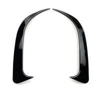Aileron de Voiture 2X Pare-Chocs Arrière Spoiler Évent Couverture Côté Canard pour Mercedes pour Benz W117 CLA 200 220 260 250 45 pour AMG 2014-2018 Aile Becquet Voiture(Noir Brillant)