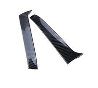 Aileron de Voiture Aileron pour arrière de diffuseur de becquet latéral de fenêtre pour arrière pour VW pour Golf 7 R pour Variante pour Wagen 2014-2017(Carbon Texture)