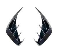 Aileron de Voiture Autocollant Couteau À Vent pour Pare-Choc Arrière Latéral Voiture Protecteur Extérieur pour BMW Série 3 G20 320i 330i 2019 - 2022(Look de Carbone)