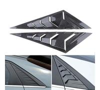Aileron de Voiture Autocollant de Garniture de Couvercle de volet latéral de fenêtre pour arrière de Voiture pour Hyundai pour Elantra 2021 2022 Accessoires(Noir)