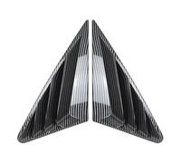 Aileron De Voiture Autocollant Décoratif Brillant pour Fenêtre Arrière en Forme Branchie Requin pour pour A3 Berline pour 8Y 2021 2022 2023 Aile de Queue de Voiture(Noir Carbone)