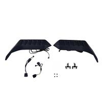 Aileron de Voiture Becquet Feu Toit Arrière pour Jeep pour Wrangler JK JL 2007 - 2023, Lampe LED 4 Couleurs Standard UE Et USA Aile Becquet Voiture(2007-2017JK EUUSA)