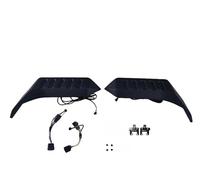 Aileron de Voiture Becquet Feu Toit Arrière pour Jeep pour Wrangler JK JL 2007 - 2023, Lampe LED 4 Couleurs Standard UE Et USA Aile Becquet Voiture(2018- Up JL EUUSA)