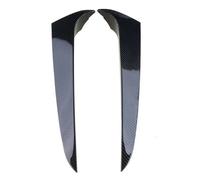 Aileron De Voiture Becquet Latéral Fenêtre Arrière Séparateur Canards Noir Brillant pour BMW pour X3 pour F25 2011-2017 Rabat Queue Bord Latéral Aile de Queue de Voiture(Look de Carbone)