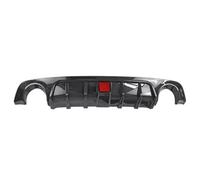 Aileron De Voiture Diffuseur Arrière Pare-Chocs Compatible pour Infiniti pour Q50 2014-2023 Becquet Lèvre Pare-Chocs Séparation avec Frein LED Aile de Queue de Voiture(Carbon1 18-23)