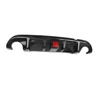 Aileron De Voiture Diffuseur Arrière Pare-Chocs Compatible pour Infiniti pour Q50 2014-2023 Becquet Lèvre Pare-Chocs Séparation avec Frein LED Aile de Queue de Voiture(Carbon1 14-17)