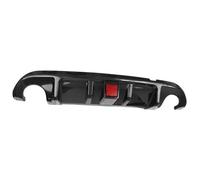 Aileron De Voiture Diffuseur Arrière Pare-Chocs Compatible pour Infiniti pour Q50 2014-2023 Séparateur Corps Becquet Lèvre avec Frein À LED Aile de Queue de Voiture(Carbon-14-17 1)