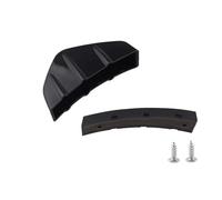 Aileron de Voiture Diffuseur Lèvre Pare-Choc Arrière Universel 1 Pièce Becquet Modifié Protection Contre Les Rayures Châssis D'aile Ailerons Requin Garniture Moulage(Noir)
