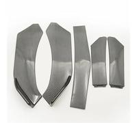 Aileron De Voiture Kit Universel Lèvre Pare-Choc Avant Séparateur Becquet ABS Séparateur Lèvre Canard Universel 5 Pièces Aile de Queue de Voiture(Carbon Pattern)