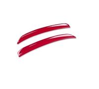 Aileron de Voiture Lot de 2 ailerons d'extension de Spoiler d'aile pour arrière pour Mini pour Cooper F55 F56 S JCW 2014 2015 2016 2017 2018 2019 2020(Rouge)