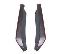 Aileron de Voiture Lot de 2 diffuseurs universels pour Pare-Chocs pour arrière Voiture, Protection Contre Les Rayures, pour Durable, léger, avec 6 vis(4)