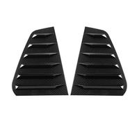 Aileron de Voiture Lot de 2 Volets latéraux de fenêtre pour arrière de Voiture pour Garniture de Couvercle d'aération pour VW pour Golf MK7 MK7.5 GTI/GTD/R(Carbon Texture)
