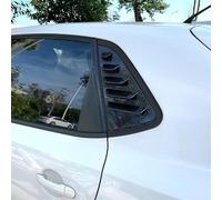Aileron de Voiture Pare-Soleil Fenêtre Triangulaire Arrière Becquet Fenêtre Latérale Garniture Couverture pour VW pour Polo MK4 9N MK5 6R 6C pour Polo MK6 Aileron Arrière Voiture(Carbon Look MK5)