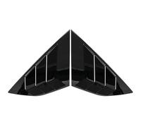 Aileron de Voiture pour Ford pour Focus St RS MK3 2012-2018 pour hayon 2 pièces volet de Lunette pour arrière de Voiture côté pour Garniture de Couvercle d'aération(Noir)