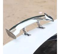 Aileron de voiture pour mini modèle, décoration arrière, accessoires de voiture en plastique ABS, convient pour plusieurs voitures (argenté)