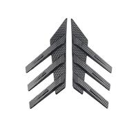 Aileron Fenêtre Arrière Modification Générale L'évent Garde-boue Fenêtre Arrière Séparateur Becquet Latéral Persienne Triangulaire Décorative(Carbon fiber)