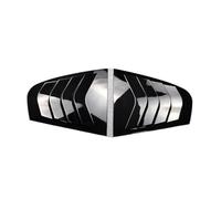 Aileron Fenêtre Arrière Voiture Pour Les Persiennes Lunette Arrière Voiture La Pour Série 5 E60 2004-2010 Pare-soleil Lunette Arrière Triangulaire Spoiler Kits Carrosserie(Gloss Black)