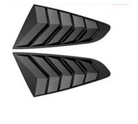 Aileron Fenêtre Arrière Voiture Pour Mustang 2015 2016 2017 2018 2019 Persiennes Vitre Arrière Scoops Spoiler Accessoires Décoratifs Voiture(A Matte Black)