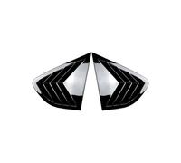 Aileron Fenêtre Arrière Voiture Pour X4 F26 2014-2018 Volet Lunette Arrière Voiture Garniture Ventilation Latérale Persienne Fenêtre Garniture Pare-soleil Fenêtre Spoiler Bodykits(Gloss black)