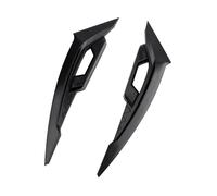 Aileron fixe carénage Accessoires Universels Spoilers Latéraux Moto Aile Dynamique Carénage Avant Ailettes Autocollant Trottinettes Aérodynamiques(Noir)