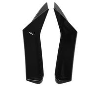 Aileron latéral de fenêtre arrière, Garniture de Protection Durable en matériau ABS de qualité supérieure pour MK8 VIII R GTD 2020 Plus Paire (Noir Brillant)