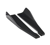 Aileron Latéral Diffuseur Becquet De Voiture Universel 35cm 48cm, Pare-Choc Latéral, Jupe Latérale Arrière, Ailes À Bascule Garnitures Protection Noires Brillantes