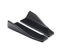 Aileron Latéral Diffuseur Becquet De Voiture Universel 35cm 48cm, Pare-Choc Latéral, Jupe Latérale Arrière, Ailes À Bascule Garnitures Protection Noires Brillantes