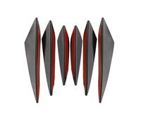 Aileron Latéral Diffuseur Lame De Pare-Choc Avant Voiture Universelle, Décoration Diffuseur, Ailettes Séparation, Becquet Carrosserie Canards, Accessoire Modifié
