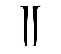 Aileron Latéral Fenêtre Arrière Pour A6 Pour C7 Pour Allroad Pour TDI Pour Quattro 2012-2018 Avant Wagon Accessoires Séparateur Becquet Latéral Fenêtre Arrière