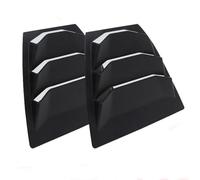 Aileron Latéral Fenêtre Arrière Pour Mazda 3 Pour Axela 2014 2015-2018 ABS Voiture Persienne Arrière Fenêtre Volet Latéral Couverture Garniture Autocollant Accessoires(Matte black)