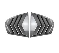 Aileron Latéral Fenêtre Arrière Pour Série 5 Pour E60 2004-2010 Couvercle Becquet Volet De Fenêtre Arrière Latérale Voiture Couvre Couvercle Persienne(Carbon Look)