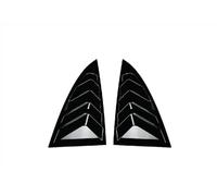 Aileron Latéral Fenêtre Arrière Pour Tesla Pour Modèle 3 Pour Highland 2024 Couvercle Volet Fenêtre Latérale Arrière Garniture Triangle Persienne Modifiée(Black)