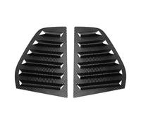 Aileron Latéral Fenêtre Arrière Pour VW Pour Golf 5 Pour MK5 2003-2010 Voiture Arrière Triangle Stores Persiennes Couverture Protecteur Autocollants Volet Fenêtre(Carbon Look)