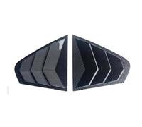 Aileron Latéral Fenêtre Arrière Pour VW Pour MK6 2012 2013 2014 2015 2016 2017 2018 Couvercle Volet Fenêtre Arrière Voiture Autocollant Garniture Stores Ventilation(Carbon Look)