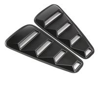 Aileron Latéral Fenêtre Latérale Arrière Couvercle Pelle Fenêtre Latérale, Évent pour Ford pour Mustang 2005-2007 2008 2009 2010 2011 2012 2013 2014 Aileron D'Aile ArrièRe Aileron(Noir Mat)