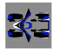 Aileron Latéral Latéral pour YFS 200 1988 1989 1990 1991-2006 001 Kit De Carénage Complet pour Moto, Autocollants, Graphiques, Panneau Latéral Réservoir