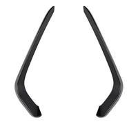 aileron latéral voiture Lame De Pare Chocs Avant Spoiler Latéral Enjoliveur Phares Antibrouillard Compatible Avec VW Pour Passat B8 Pour Variant Pour RLine 2016 2017 2018 2019(Carbon Fiber Look)