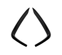 aileron latéral voiture Phare Antibrouillard Avant Aileron Lame De Pare Chocs Accessoires Auto Compatible Avec Série 2 F22 F23 M 2014-2019(Glossy Black)