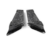 Aileron Moto 1 Paire Becquets Latéraux Moto Ailerons Vent Fixes Kit d'ailes Aérodynamiques pour RS660 pour Tuono 660 2021-2023 Sabot Moteur Moto(Forged Pattern)