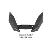Aileron Moto Couvercle De Rallonge Roue Extension Carénage Bec Garde-Boue Avant Moto pour R1300GS R 1300GS R1300 GS 2023-2025(Aspect Carbone)