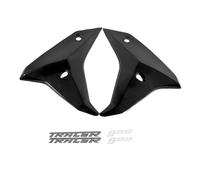 Aileron Moto Pièces Carénage Moto Plastique Côté Gauche Droit Carénage Panneau Couverture Cadre Radiateur pour Tracer 900 GT pour Tracer 900 2018-2020 Sabot Moteur Moto(Matte Black)
