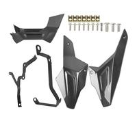 Aileron Moto pour BMW pour F900R pour F900XR 2020-2024 Protecteur Ventre Protection Châssis Moteur Inférieur Plaque Protection Becquet Carénage Avant(Titane)
