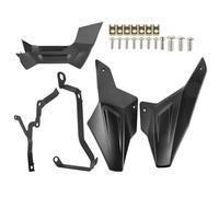 Aileron Moto pour BMW pour F900R pour F900XR 2020-2024 Protecteur Ventre Protection Châssis Moteur Inférieur Plaque Protection Becquet Carénage Avant(Noir Mat)