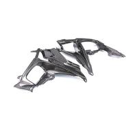 Aileron Moto pour Ducati pour Streetfighter V4 2020-2023 Carénage Avant Et Réservoir Moto Panneaux Latéraux Intérieurs Couvercle De Spoiler(Twill Weave Glossy)