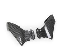 Aileron Moto pour Kawasaki pour Ninja 500 400 pour Ninja500 pour Ninja400 Kit d'ailes Latérales Moto Kit D'aileron Carénage Rétroviseur Kit D'aile Fixe Sabot Moteur Moto(Bright Black)