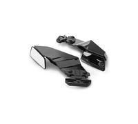 Aileron Moto pour Ninja 300 400 650 pour Ninja400 ZX-6R Moto Aile Latérale Réglable Spoiler Carénage Rétroviseur(Fibre de Carbone)