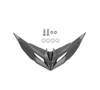 Aileron Moto pour pour Versys 650 KLE650 LE650E 2015-2021 Becquet Nez Cône Extension Couverture Roue Avant Garde-Boue Bec Nez Couverture Aile AéRodynamique(Carbon Look)