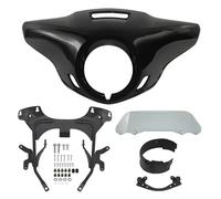 Aileron Moto pour Rebel 1100 CMX1100 2021 2022 2023 2024 Couvercle De Phare Avant Pare-Brise Carénage De Phare Écran Visière Carénage Avant(Gloss Black Type-2)